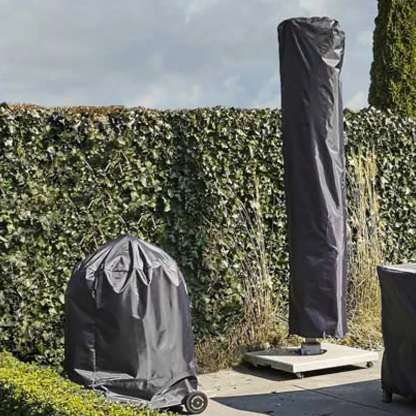 Parasolvoeten en hoezen